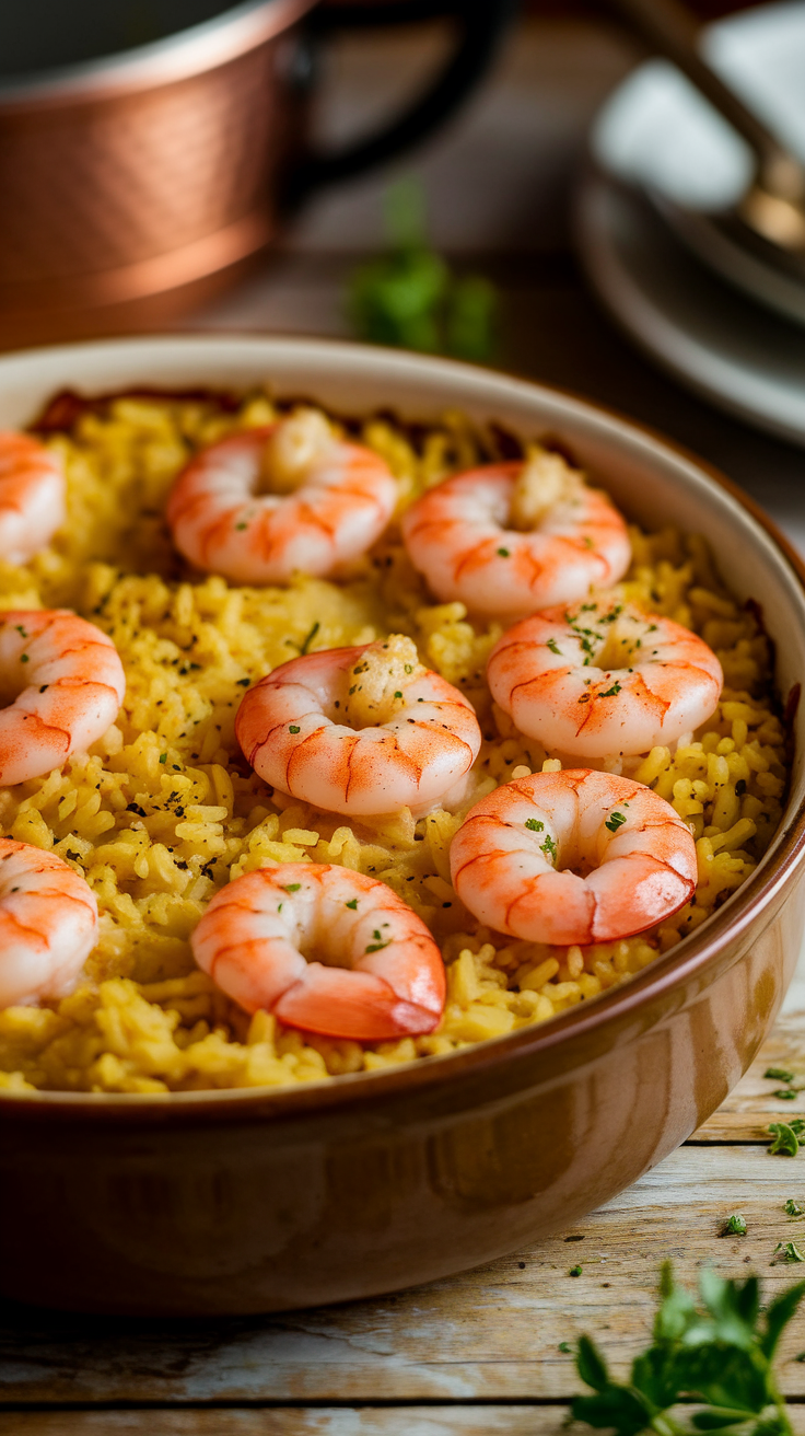 Baked Shrimp and Rice Casserole: The Comfort Food You Didn’t Know You Needed