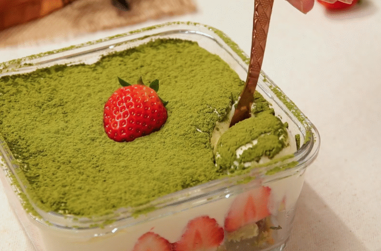 Strawberry Green Tea Tiramisu: A Fresh Twist You’ll Fall in Love With