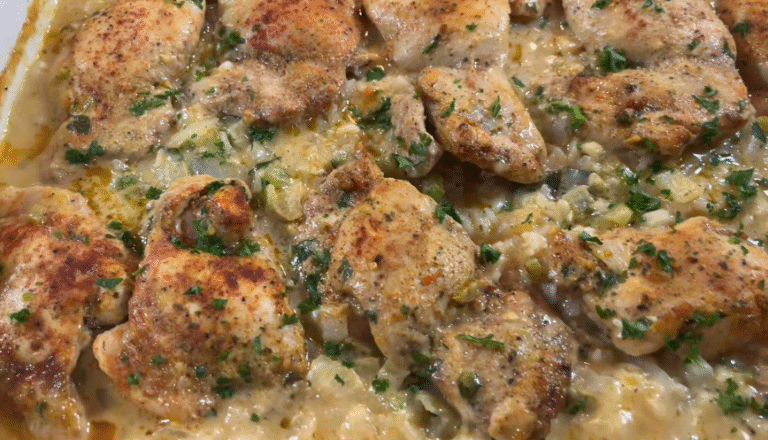 The Creamiest Chicken and Rice Casserole You’ll Ever Make