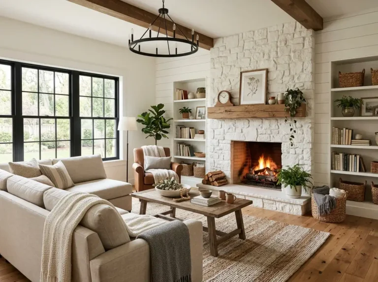 20 Modern Farmhouse Living Room Ideas That’ll Make You Want to Redecorate Right Now!