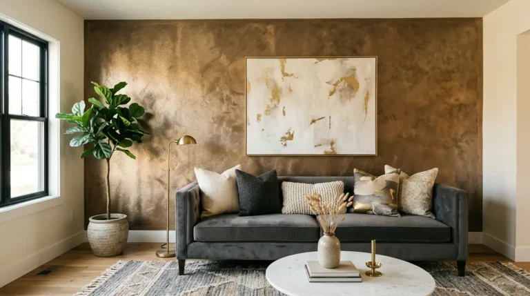 28 Metallic Wall Paint Ideas That Will Dazzle Your Space (You Won’t Believe #15!)