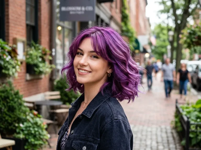 21 Vibrant Hairstyles for Purple Hair That’ll Turn Heads Everywhere!