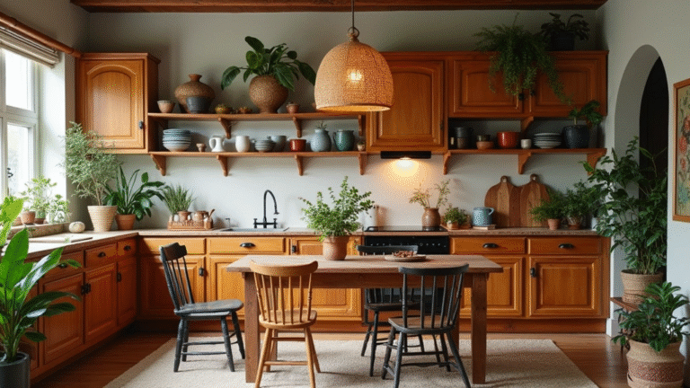 24 Boho Kitchen Ideas That’ll Transform Your Space into a Cozy Oasis!