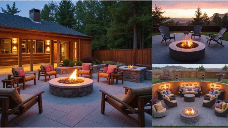 24 Outdoor Fire Pit Seating Area Ideas That’ll Make Your Backyard the Place to Be!