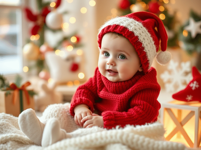 19 Baby’s First Christmas Photos Ideas